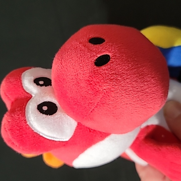 Little Buddy 1389 Super Mario All Star Collection Red Yoshi Plush, 7" - Picture 8 of 8